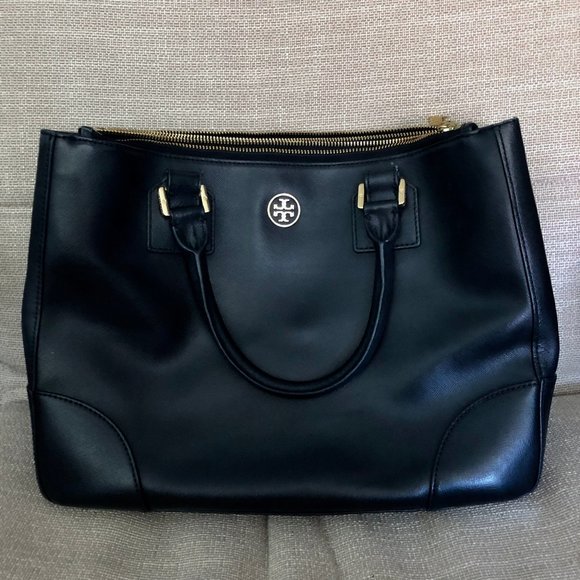 Tory Burch Black Tote Bag - Picture 1 of 12